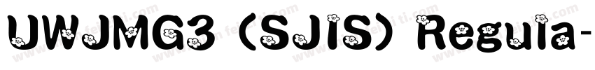 UWJMG3 (SJIS) Regula字体转换